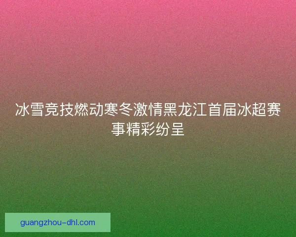 冰雪竞技燃动寒冬激情黑龙江首届冰超赛事精彩纷呈